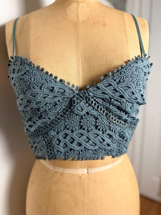 Listicle Accessories - Listicle teal lace bra/bralette small adjustable straps